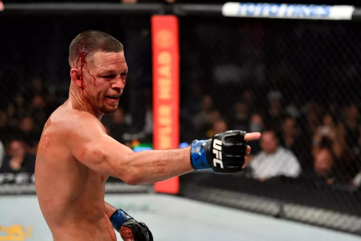 Bouřlivák Diaz znovu řádil, na víkendovém UFC v Nevadě napadl reportéra
