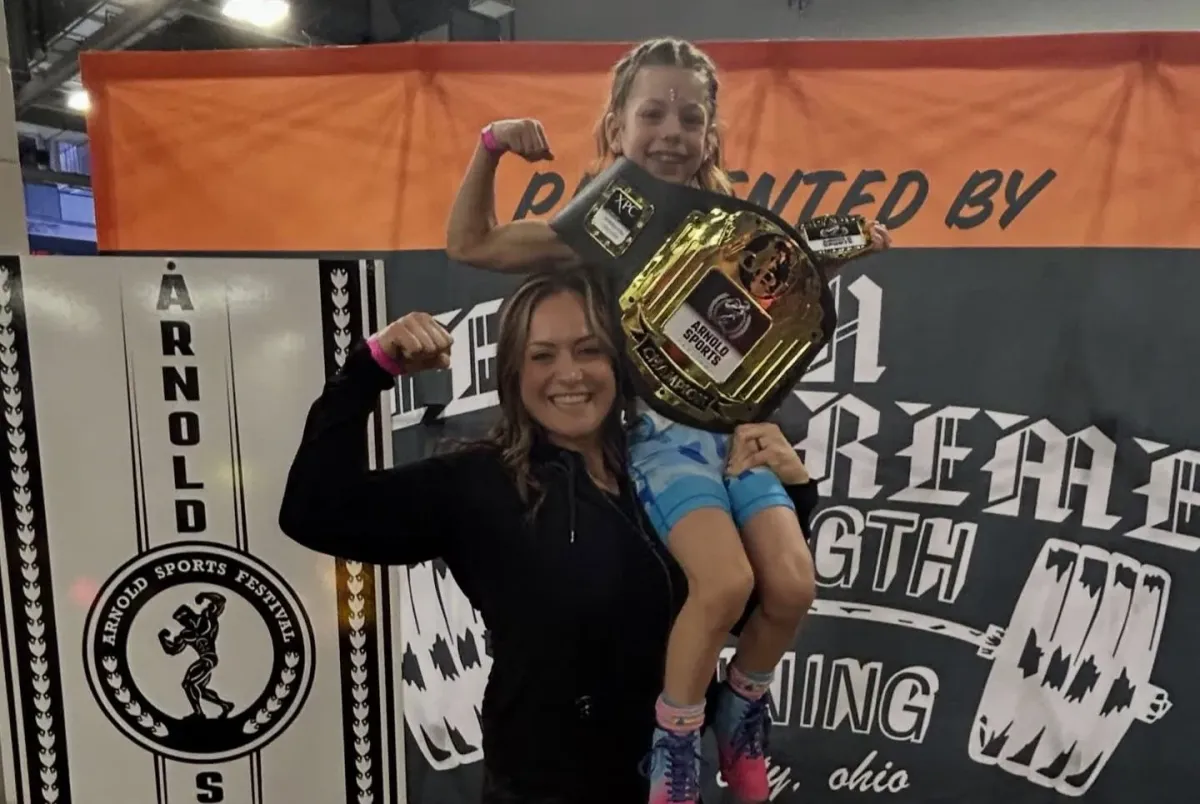 Devítiletá dívka překvapila, zvedla 82 kilogramů