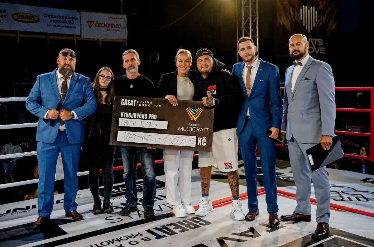 Lavina dobrosrdečnosti na boxu ve Vítkovicích. Byl vybrán milion