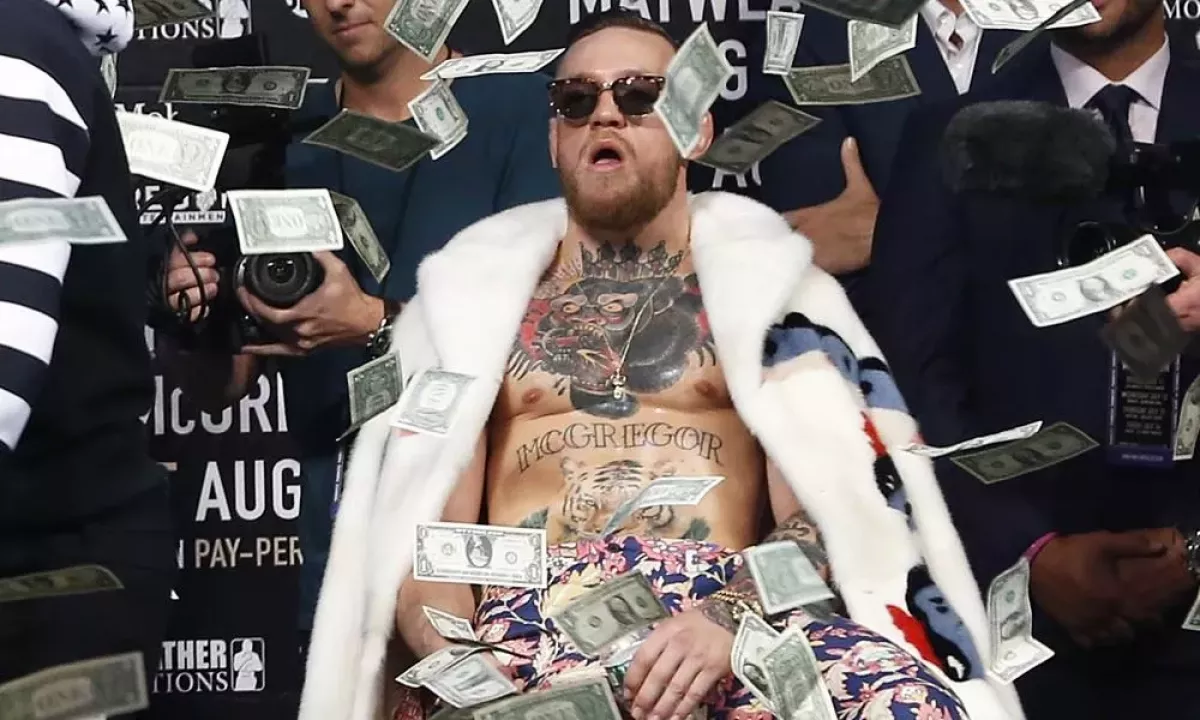 McGregor a jeho mega příjmy, kolik dokázal vydělat milionů za minutu? Padne vám brada!