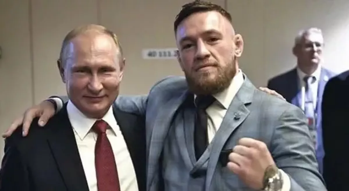 McGregor v malérech? Ať svou fotku s Putinem okamžitě smaže! dožaduje se ukrajinský prezident