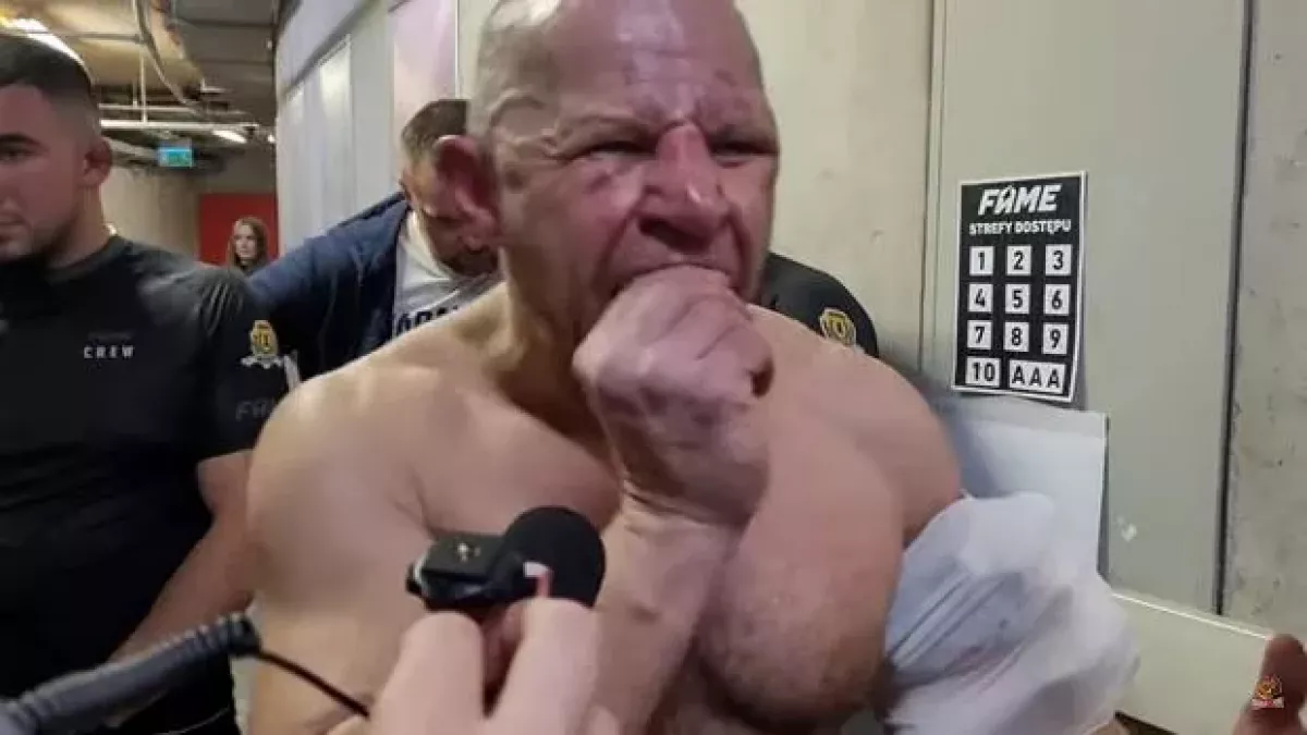 To je řízek! 52letý MMA zápasník naskočil do souboje za syna a pokousal soupeře