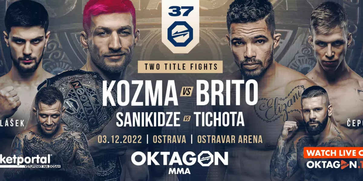Turnaj OKTAGON 37 v Ostravě hlásí nový zajímavý zápas