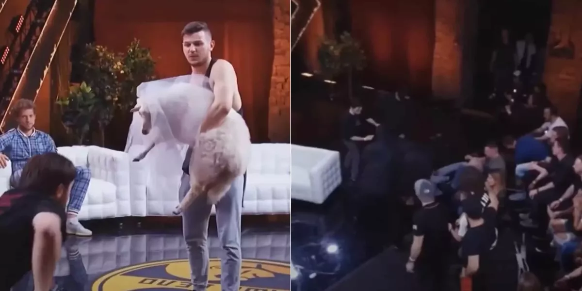 VIDEO: Ovce jako dar?! Dagestánský zápasník pěkně zuřil!