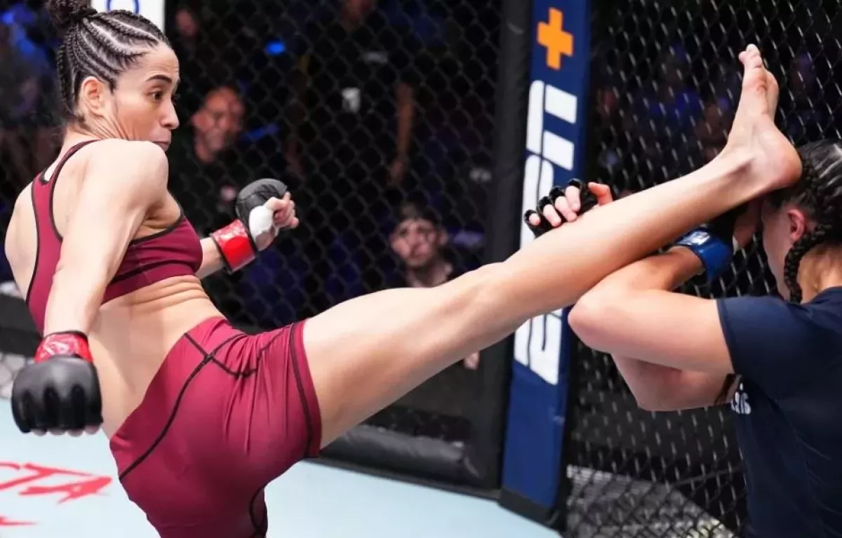 VIDEO: Takhle se bojuje o kontrakt v UFC! Brazilská lvice sestřelila Američanku
