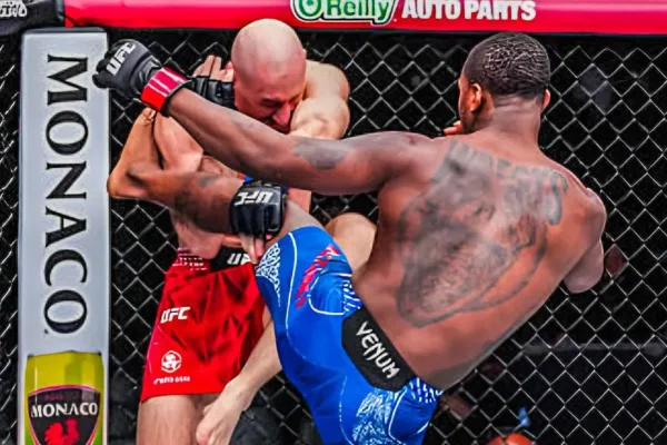 Drtivé rodeo v UFC. Američan rozdal 90 ran během 24 sekund