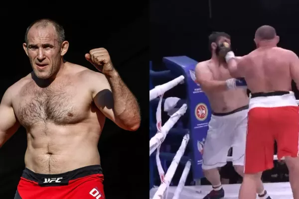 Grappler Aleksei Oleinik debutoval v boxu a blýsknul se tvrdým KO!