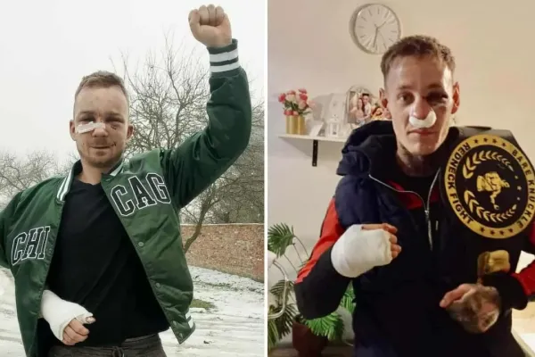 Jako bitva o život. Boxeři se porvali o titul, pak odhalili zranění