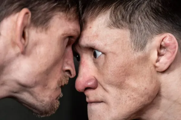 Nejpomalejší strčení v dějinách bojových sportů. Pak facka jako blesk