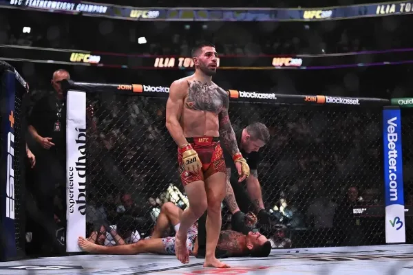 Přesná na bradu a youtuber šel k zemi. Král UFC neměl na tréninku slitování