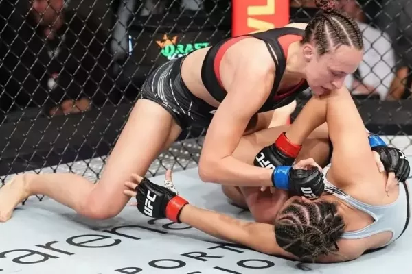 Skvělý návrat české bojovnice! Lucie Pudilová ve svém comebacku do UFC ukončila Číňanku brutálními lokty