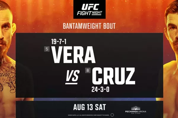 UFC Vera vs Cruz: Analýza, Tipy a Sázky