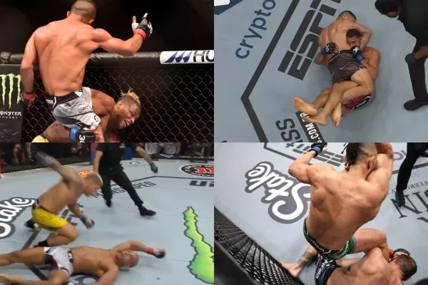 VIDEO: Pekelná UFC ukončení - Kladivář Walker, vypnutý "Obama" a smrtící bratři